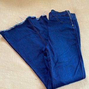 Flying Monkey High Rise Super Flare w/ Fray Hem